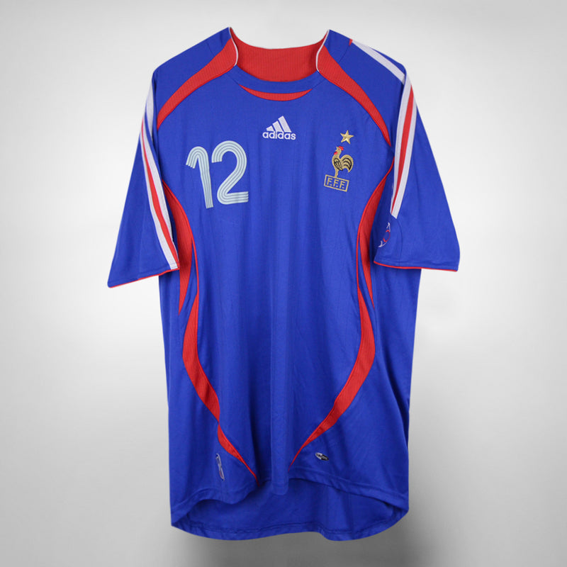 2006-2007 France Adidas Home Shirt #12 Thierry Henry - Marketplace