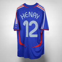2006-2007 France Adidas Home Shirt #12 Thierry Henry - Marketplace