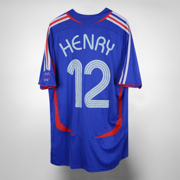 2006-2007 France Adidas Home Shirt #12 Thierry Henry - Marketplace