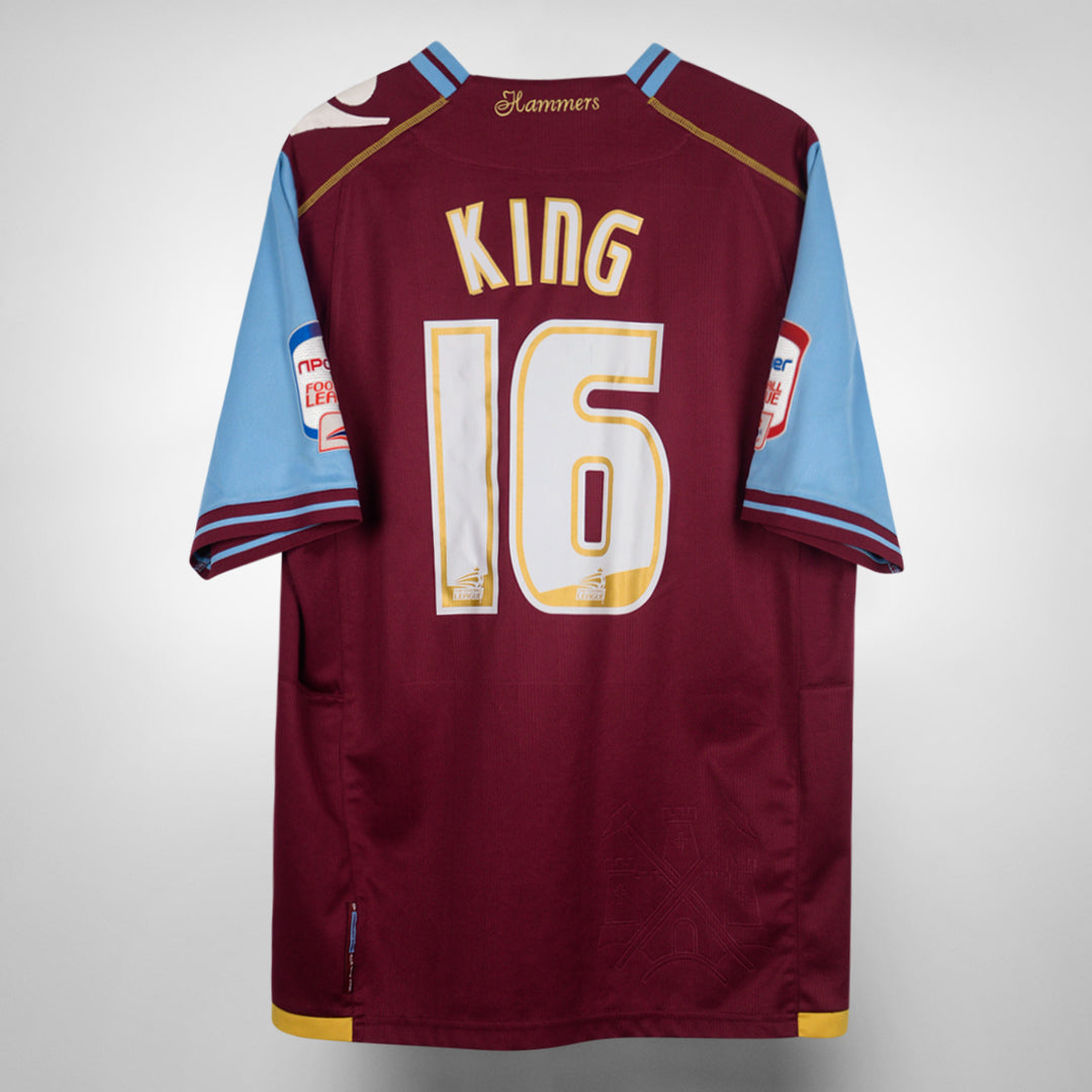 2011-2012 West Ham United Macron Home Shirt #16 King - Marketplace