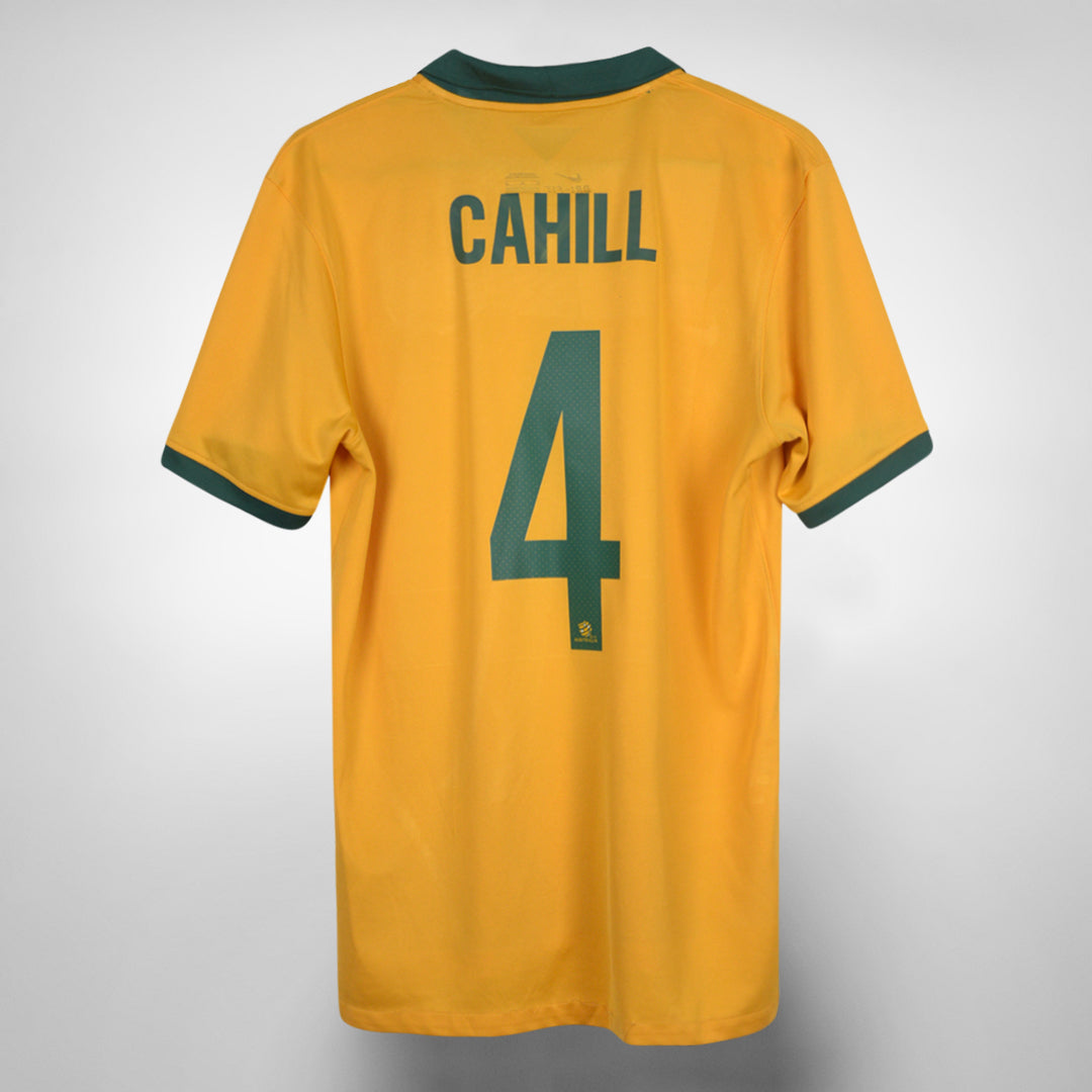 2014-2015 Australia Nike Home Shirt #4 Tim Cahill