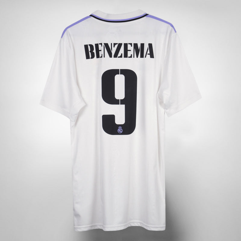 2022-2023 Real Madrid Adidas Home Shirt #9 Karim Benzema - Marketplace