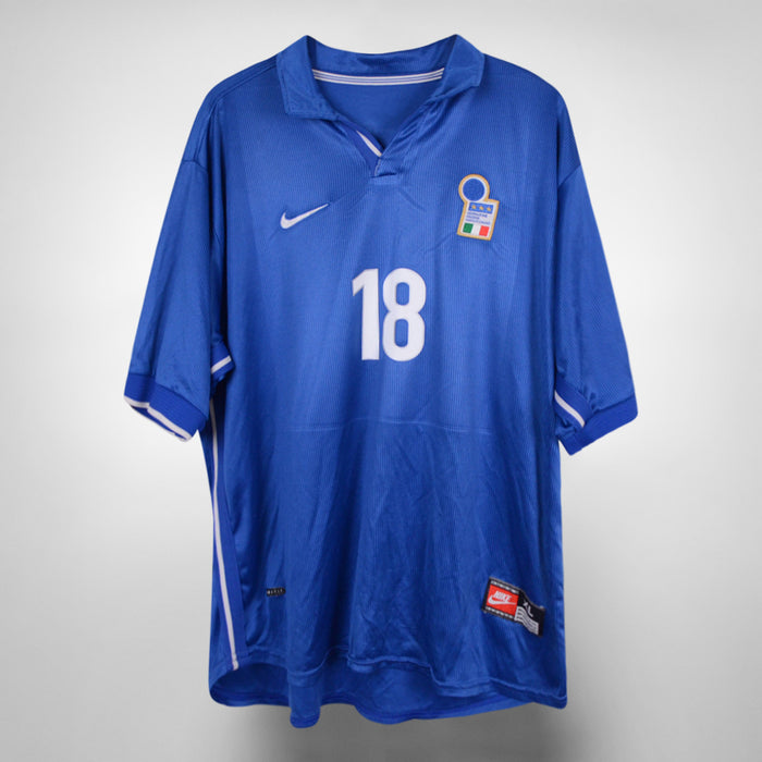 1998-1999 Italy Nike Home Shirt #18 Roberto Baggio - Marketplace