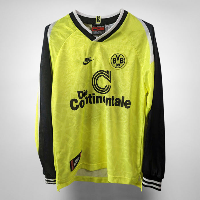 1995-1996 Borussia Dortmund Nike Home Shirt #10 Andreas Moller - Marketplace