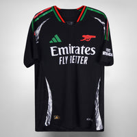 2024-2025 Arsenal Adidas Player Spec BNWT Away Shirt #12 Jurrien Timber - Marketplace