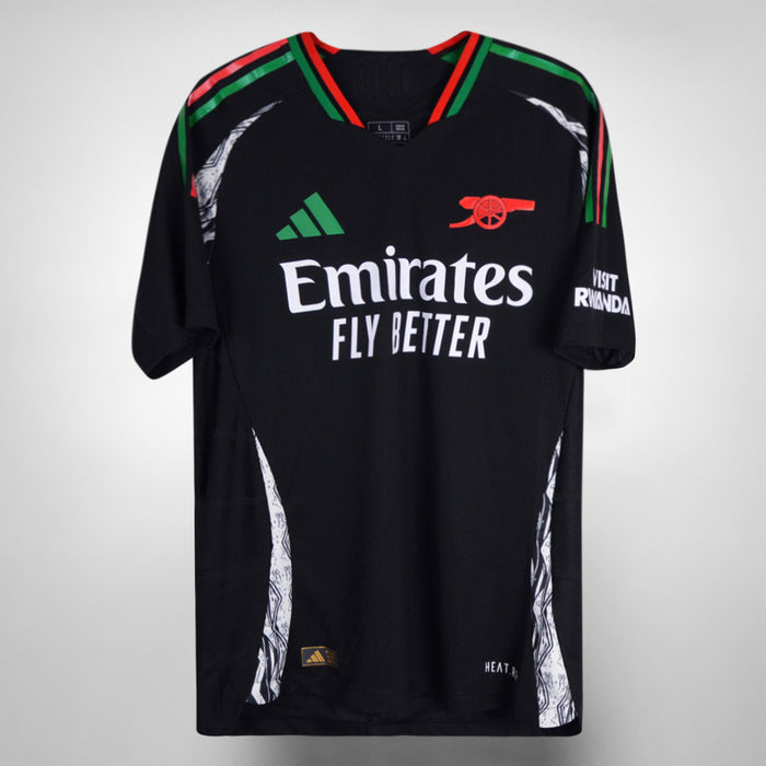 2024-2025 Arsenal Adidas Player Spec BNWT Away Shirt #12 Jurrien Timber - Marketplace