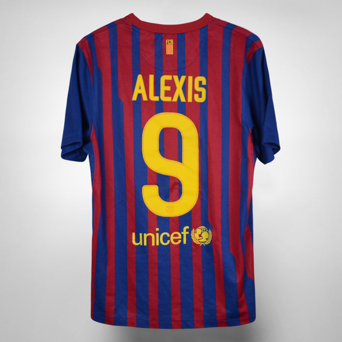 2011-2012 Barcelona Nike Home Shirt #9 Alexis Sanchez - Marketplace