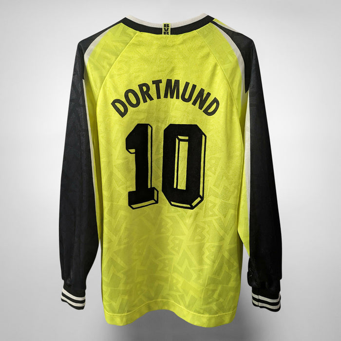 1995-1996 Borussia Dortmund Nike Home Shirt #10 Andreas Moller - Marketplace