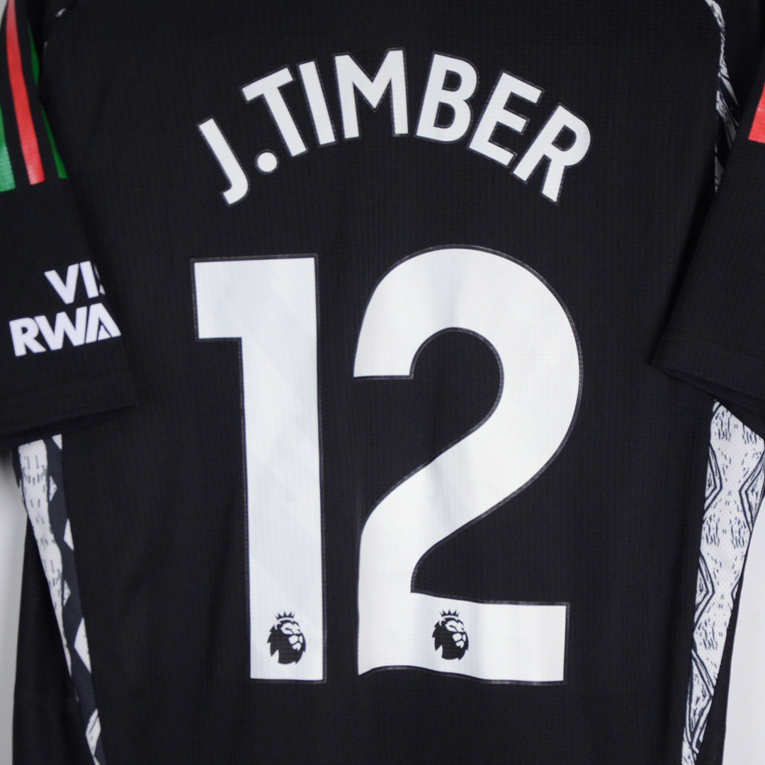 2024-2025 Arsenal Adidas Player Spec BNWT Away Shirt #12 Jurrien Timber - Marketplace