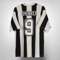 1995-1996 Newcastle United Adidas Home Shirt #9 Alan Shearer