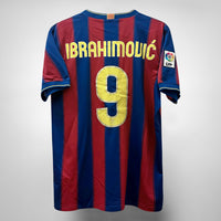 2009-2010 Barcelona Nike Home Shirt #9 Zlatan Ibrahimovic - Marketplace