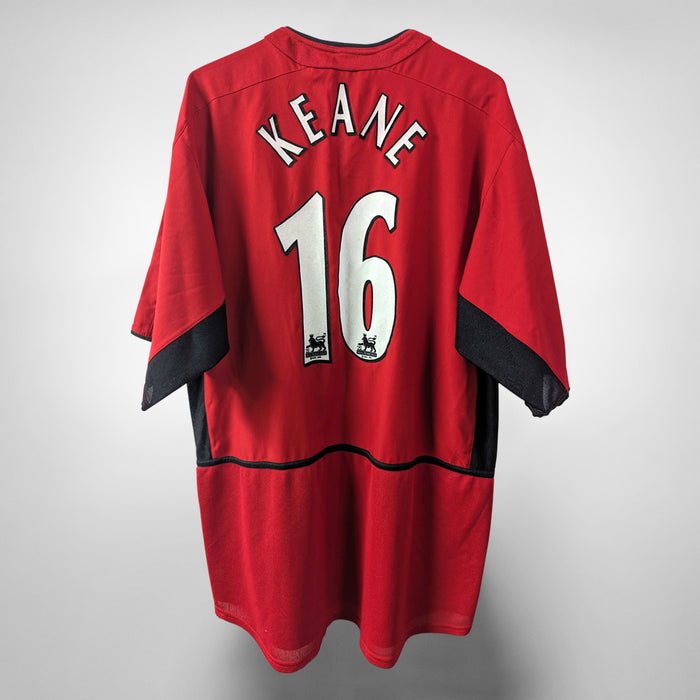 2002-2003 Manchester United Nike Home Shirt #16 Roy Keane - Marketplace