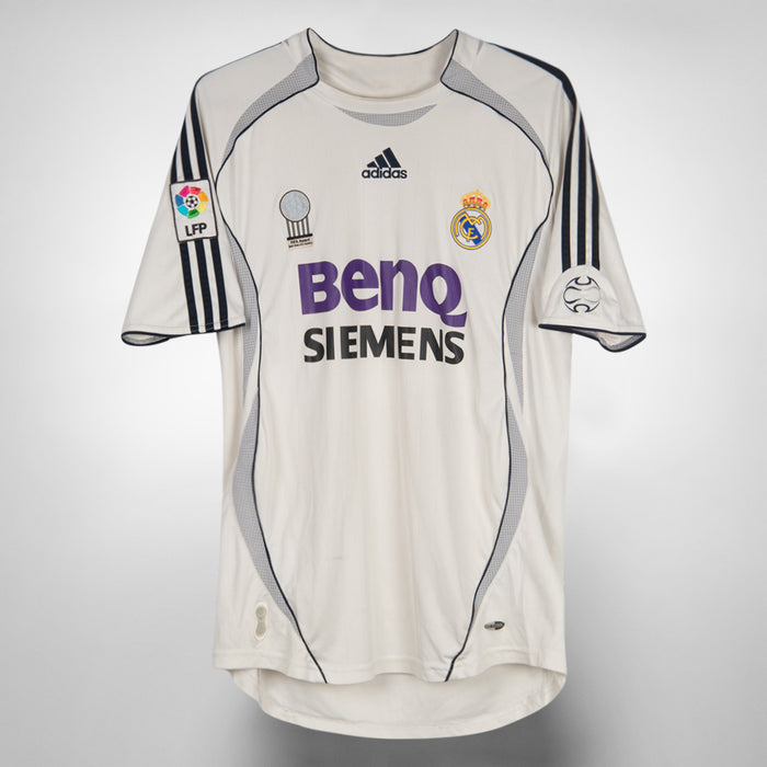 2006-2007 Real Madrid Adidas Home Shirt #23 David Beckham