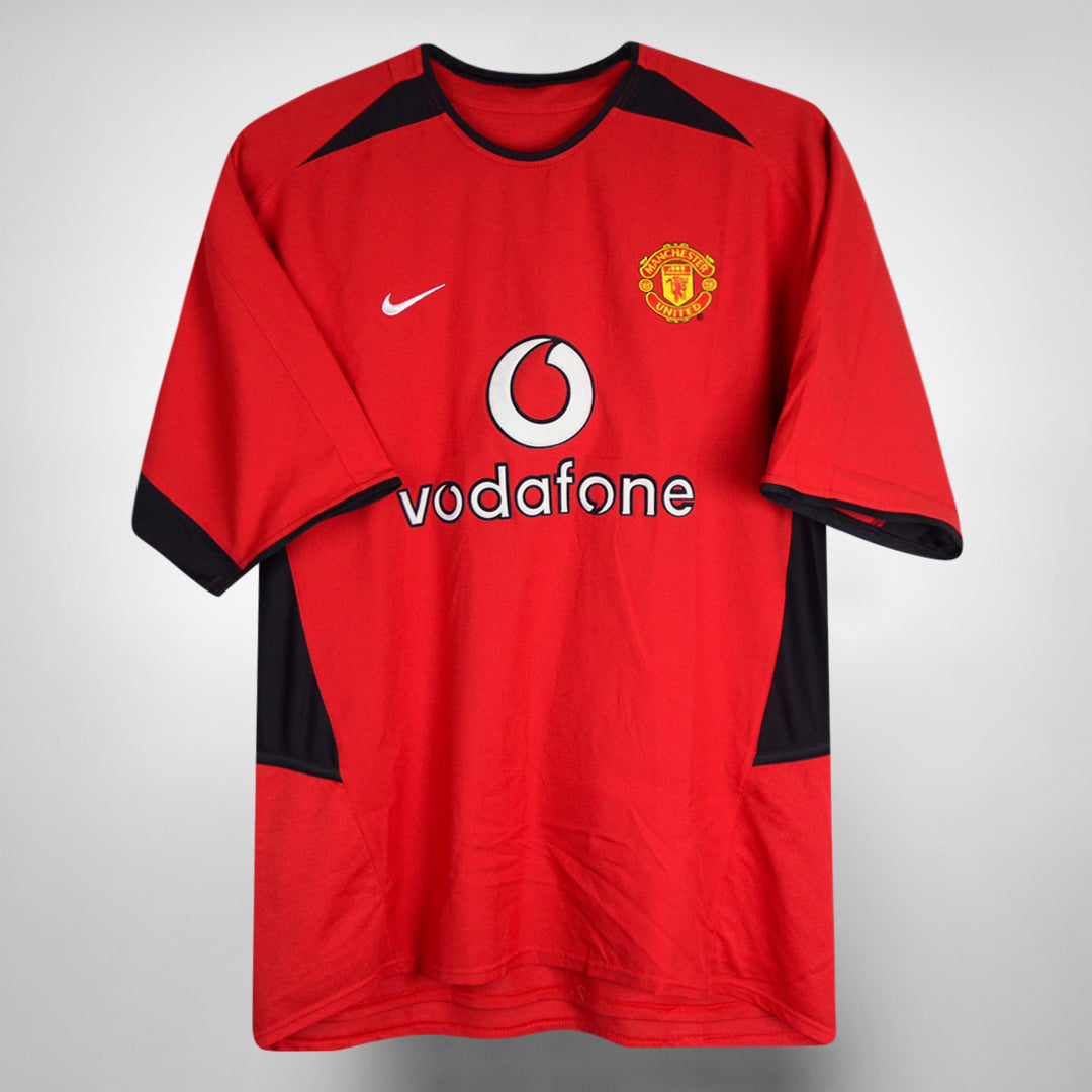 2002-2004 Manchester United Home Shirt #7 David Beckham - Marketplace