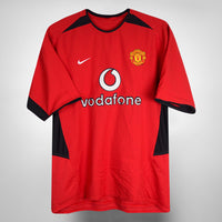 2002-2004 Manchester United Home Shirt #7 David Beckham - Marketplace