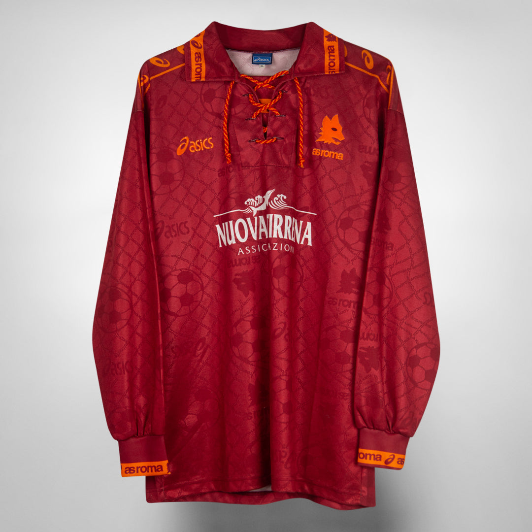 1994-95 Roma Match Issue Home Shirt #14