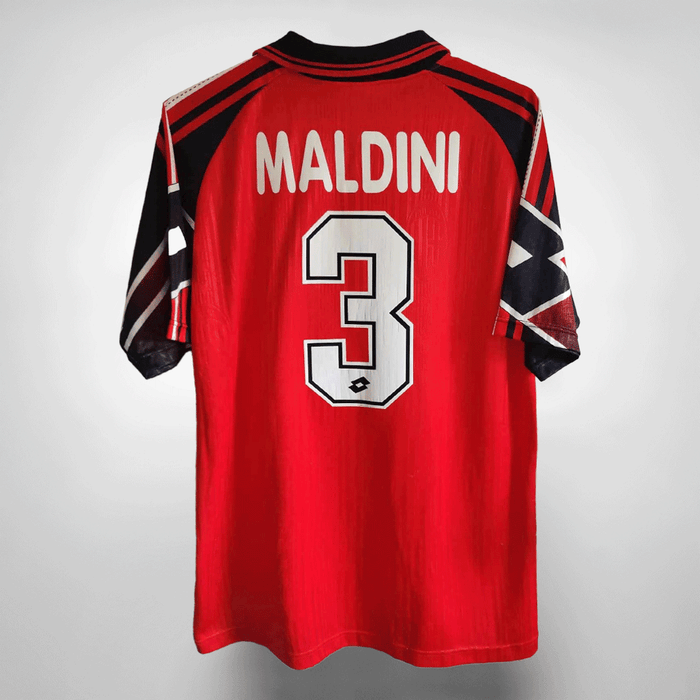 1997-1998 AC Milan Lotto 'Belo Horizonte' Away Shirt #3 Paolo Maldini - Marketplace