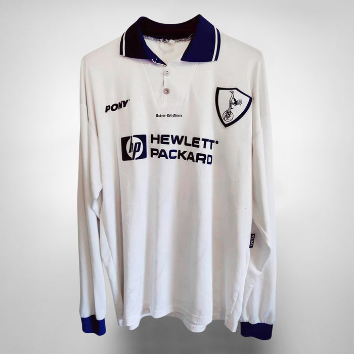 1995-1997 Tottenham Hotspurs Pony Home Shirt #10 Teddy Sheringham - Marketplace