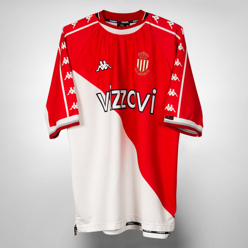 2000-2001 AS Monaco Kappa Home Shirt