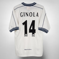 1997-1999 Tottenham Hotspur Pony Home Shirt #14 David Ginola