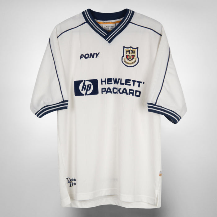 1997-1999 Tottenham Hotspur Pony Home Shirt #14 David Ginola