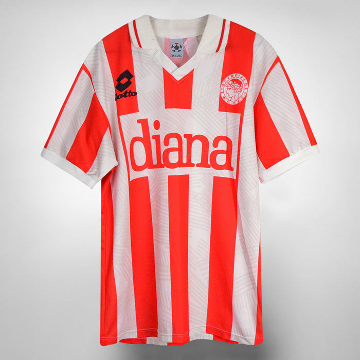 1993-1994 Olympiakos Lotto Home Shirt - Marketplace