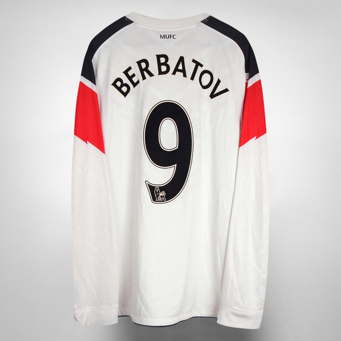 2010-2011 Manchester United Nike Long Sleeve Away Shirt #9 Dimitar Berbatov - Marketplace