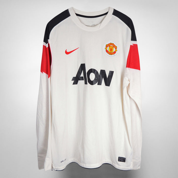 2010-2011 Manchester United Nike Long Sleeve Away Shirt #9 Dimitar Berbatov - Marketplace