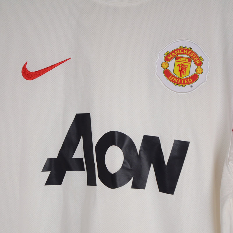 2010-2011 Manchester United Nike Long Sleeve Away Shirt #9 Dimitar Berbatov - Marketplace