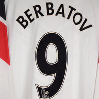 2010-2011 Manchester United Nike Long Sleeve Away Shirt #9 Dimitar Berbatov - Marketplace