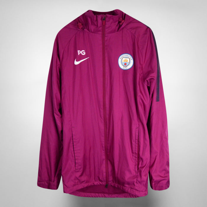 2017-2018 Manchester City Nike Training Issued Jacket PG Pep Guardiola - Marketplace