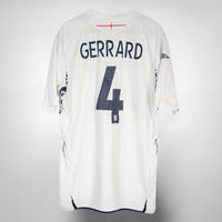 2007-2009 England Umbro Home Shirt #4 Steven Gerrard - Marketplace