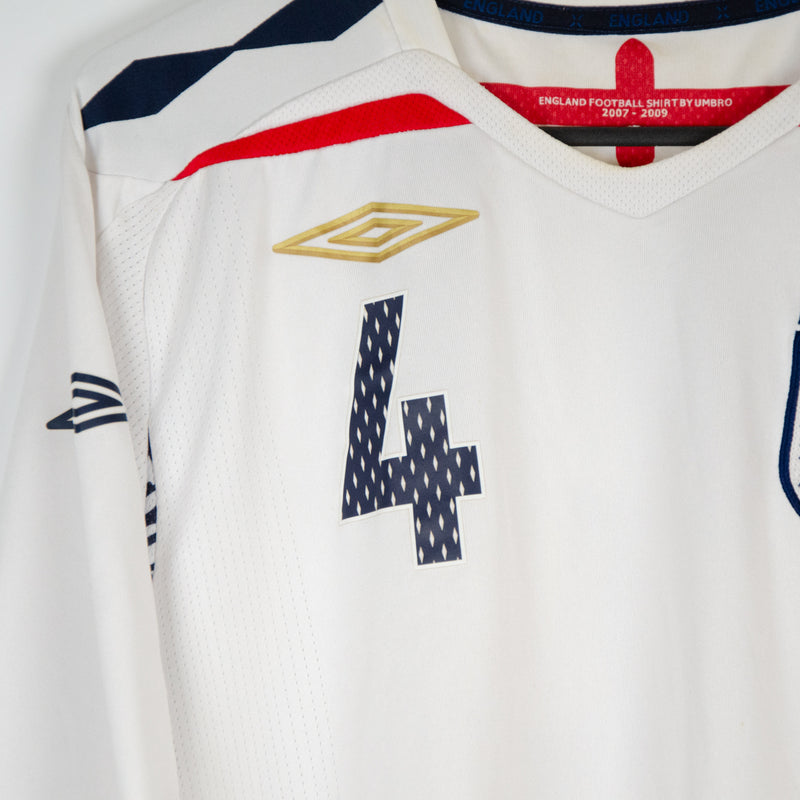 2007-2009 England Umbro Home Shirt #4 Steven Gerrard - Marketplace