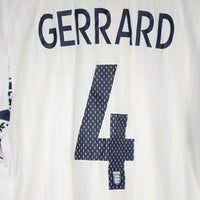 2007-2009 England Umbro Home Shirt #4 Steven Gerrard - Marketplace