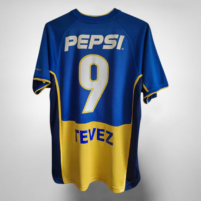 2002-2003 Boca Juniors Nike Home Shirt #9 Tevez - Marketplace