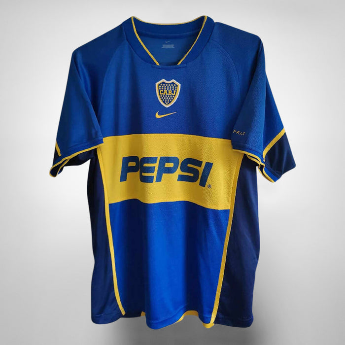 2002-2003 Boca Juniors Nike Home Shirt #9 Tevez - Marketplace