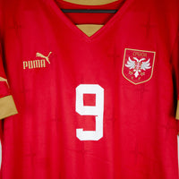 2022-2023 Serbia Home Shirt #9 Aleksandar Mitrovic - Marketplace
