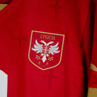 2022-2023 Serbia Home Shirt #9 Aleksandar Mitrovic - Marketplace
