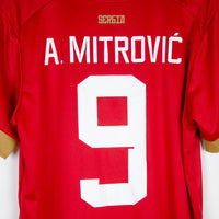 2022-2023 Serbia Home Shirt #9 Aleksandar Mitrovic - Marketplace