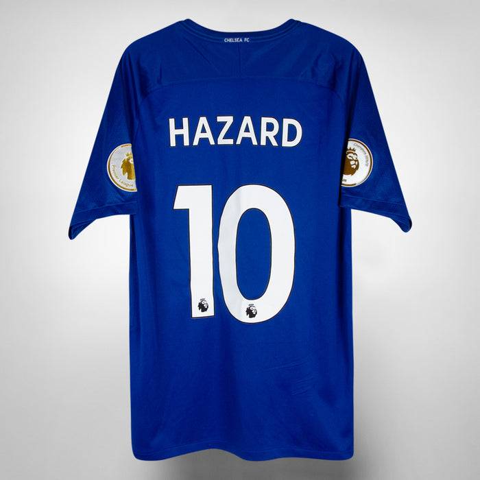 2017-2018 Chelsea Nike Home Shirt #10 Eden Hazard - Marketplace