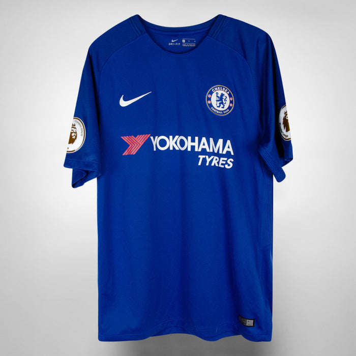 2017-2018 Chelsea Nike Home Shirt #10 Eden Hazard - Marketplace