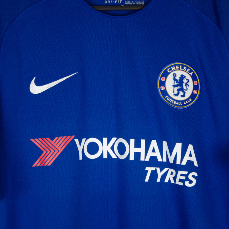 2017-2018 Chelsea Nike Home Shirt #10 Eden Hazard - Marketplace