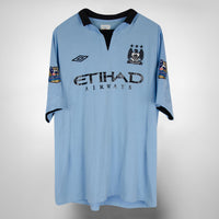 2012-2013 Manchester City Umbro Home Shirt #16 Sergio Kun Aguero - Marketplace