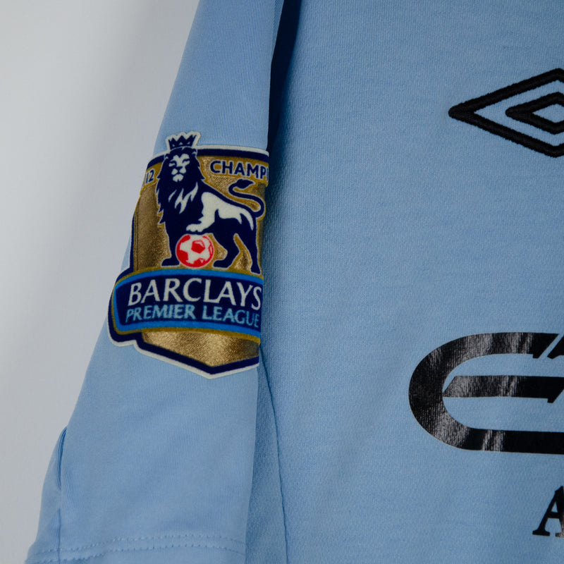 2012-2013 Manchester City Umbro Home Shirt #16 Sergio Kun Aguero - Marketplace