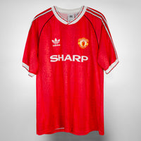 1990-1992 Manchester United Adidas Home Shirt (2022 Adidas Originals Remake) - Marketplace