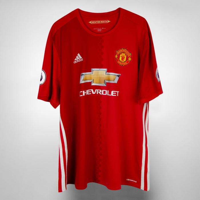 2016-2017 Manchester United Adidas Home Shirt #11 Anthony Martial - Marketplace