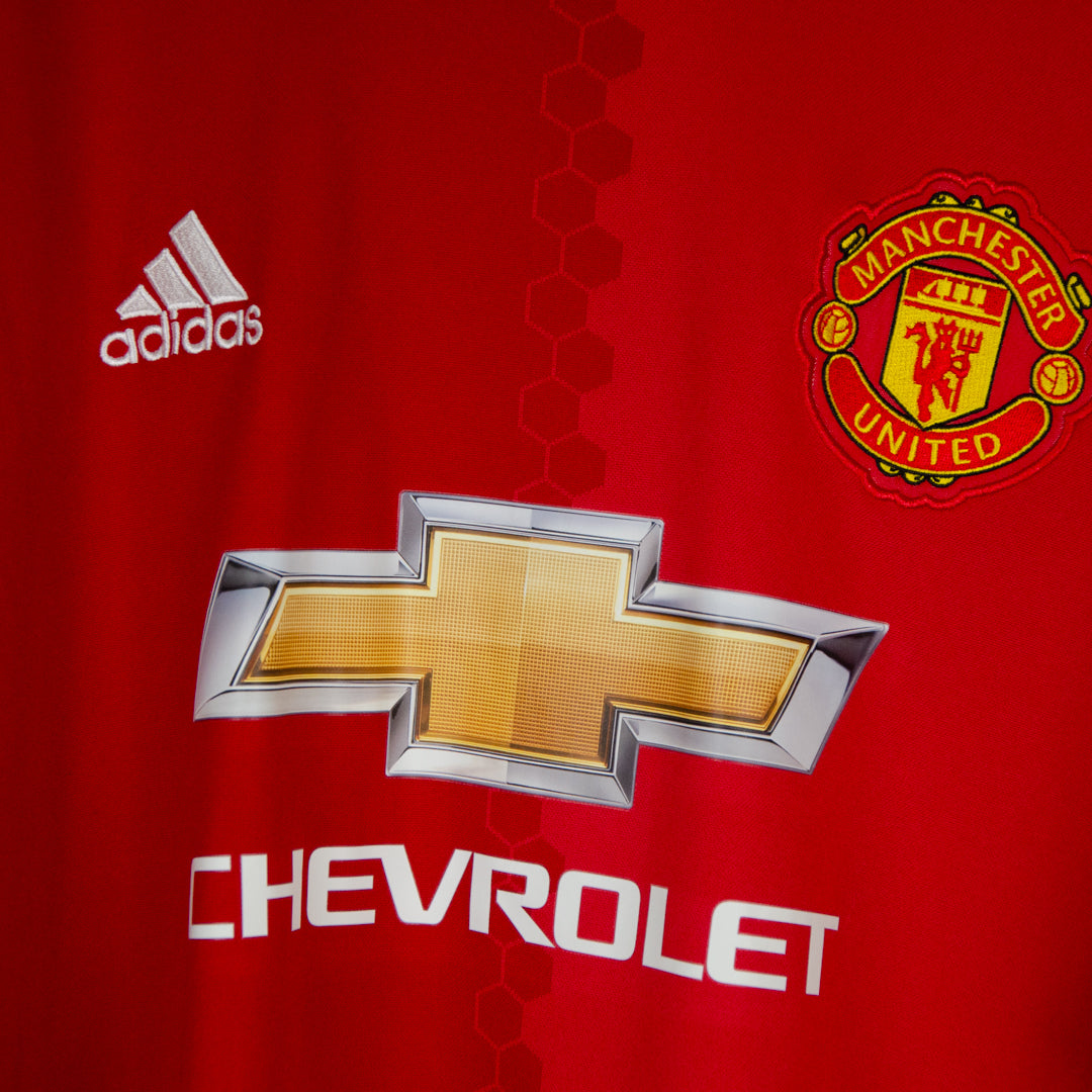 2016-2017 Manchester United Adidas Home Shirt #11 Anthony Martial - Marketplace