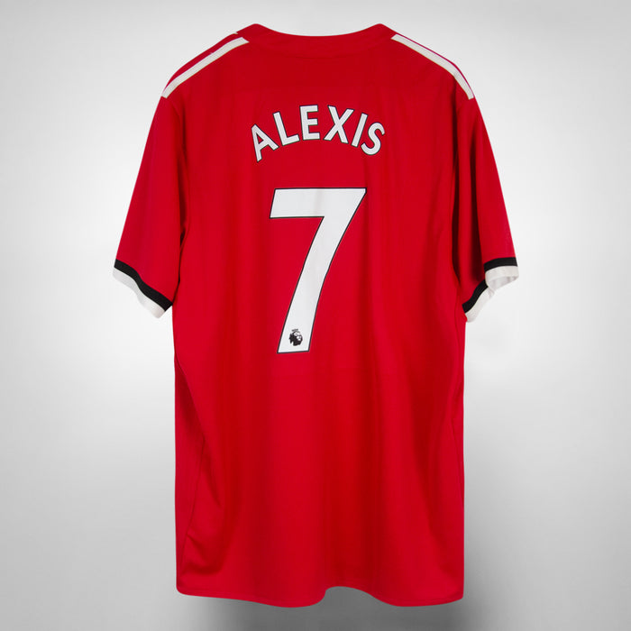 2017-2018 Manchester United Adidas Home Shirt #7 Alexis Sanchez - Marketplace