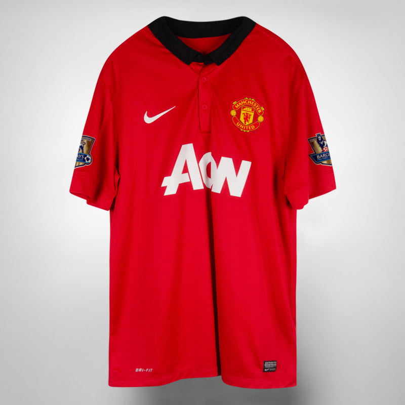 2013-2014 Manchester United Nike Home Shirt #44 Adnan Januzaj - Marketplace