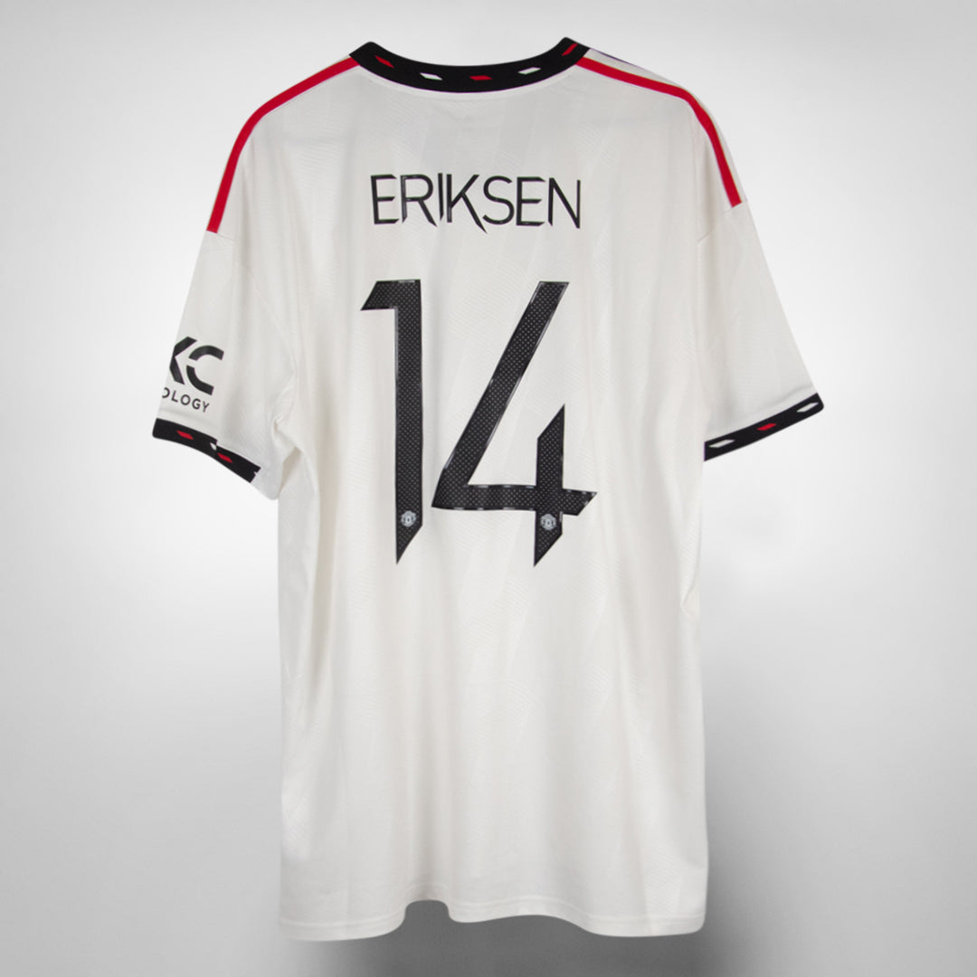 2022-2023 Mancheter United Adidas Away Shirt #14 Christian Eriksen - Marketplace
